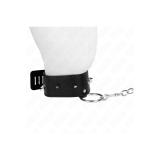 KINK - NECKLACE 65 CM WITH LEASH WITH SILVER STUDS MODEL 2 ADJUSTABLE…