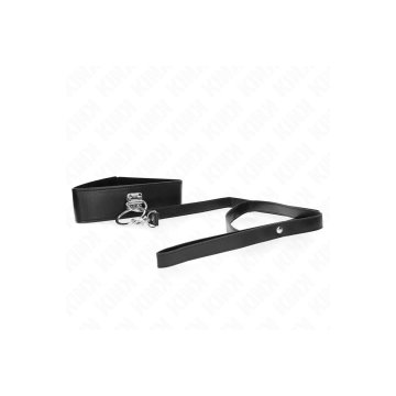 KINK - LAISSE CLOUTÉE 116 CM COLLIER AVEC SANGLE EN CUIR 50 X 5 CM -…