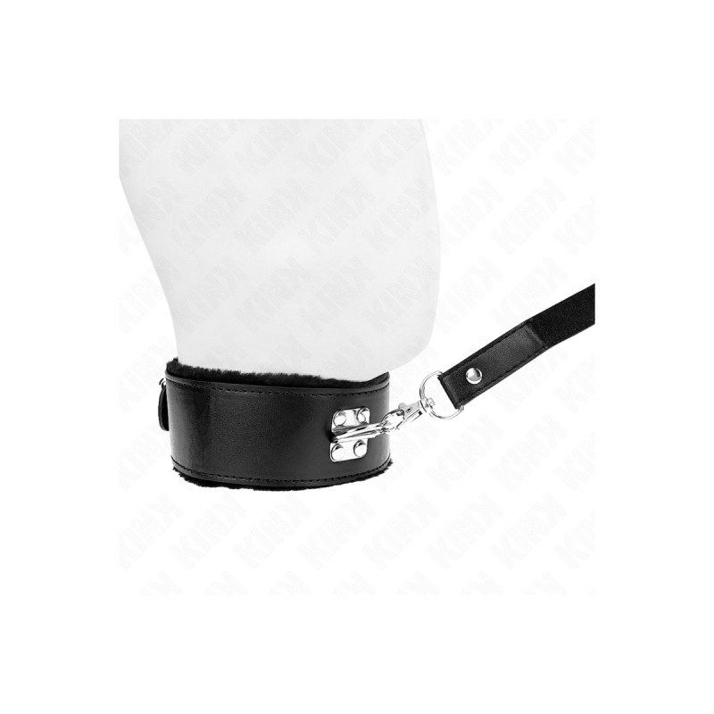 KINK - COLLANA CON GUINZAGLIO 116 CM CON BORCHIE IN ARGENTO MODELLO 4…
