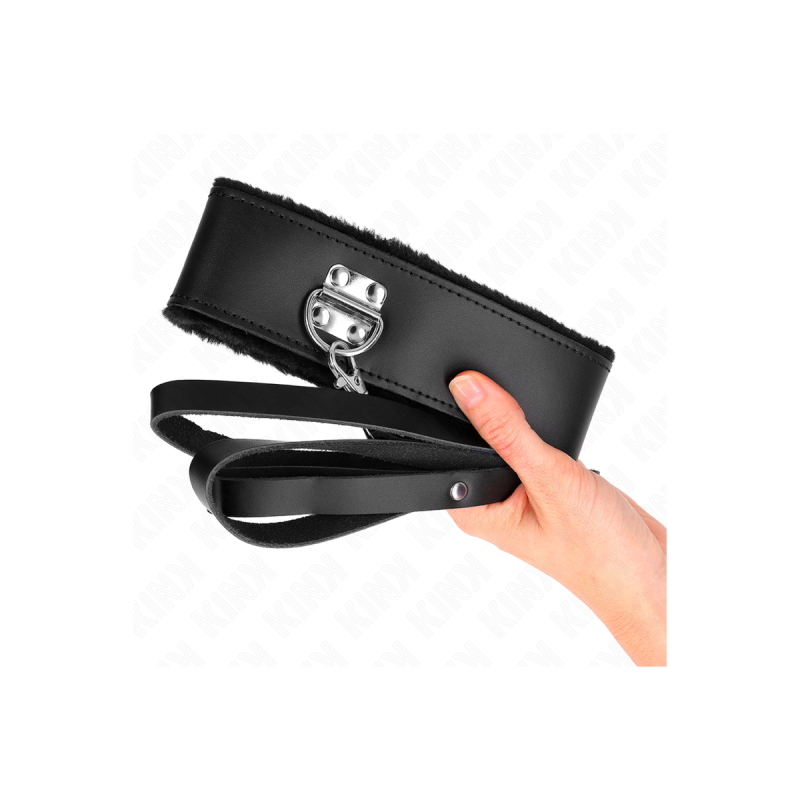 KINK - NECKLACE WITH BELT 116 CM WITH BLACK LEATHER STRAP ADJUSTABLE…