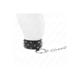 Kink - Collier Avec Laisse 65 Cm Avec Clous Argentés Modèle 5