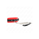 KINK - HALSBAND MIT GÜRTEL 65 CM MIT RIEMEN ROT 54 X 4,5 CM - KINK CO…