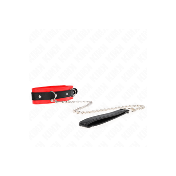 KINK - COLLARE MODELLO BASE CON GUINZAGLIO 65 CM MODELLO 3 ROSSO 53 X…
