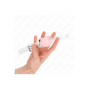 KINK - BAVAGLIO A FORMA DI CIUCCIO ROSA 5.5 x 4 CM REGOLABILE 43-60 C…