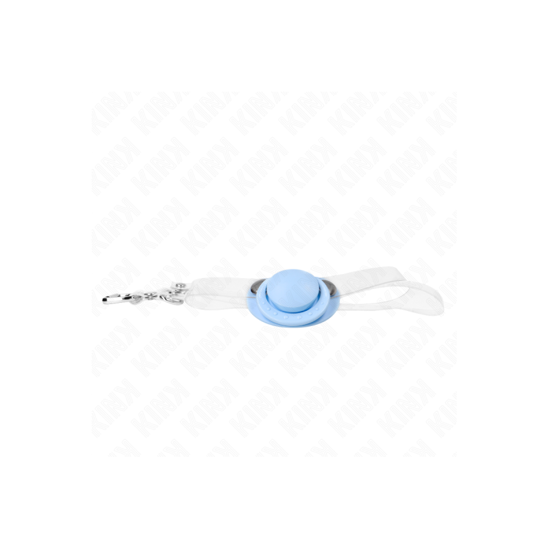 KINK - HELLBLAUER SCHNULLERFORM-SPRUDEL 5,5 x 4 CM VERSTELLBAR 43-60…