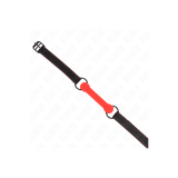 KINK - BONE GAG WITH LEATHERETTE STRAP RED ADJUSTABLE 41-57 CM - KINK…