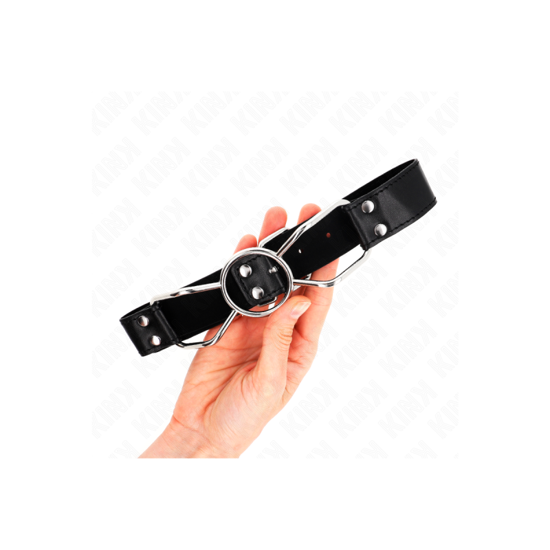 KINK - SPIDER MOUTH GAG 60 X 3 CM SIZE M 4.5 CM - KINK COLLAR & GAG -…