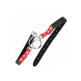 KINK - GAG CON O-RING MULTIPLI 4/4,8 CM ROSSO 38 X 56 CM - KINK COLLA…