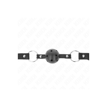 KINK - HOLLOW HARD BLACK BALL 4.5 CM GAG MODEL 1 63.5 X 2 CM - KINK C…