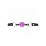 KINK - HOHL, HART, LILA KUGEL, 4,5 CM, Knebel, 63,5 X 2 CM - KINK COL…