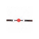 KINK - HOLLOW HARD RED BALL GAG MODEL 2 65 x 2.5 CM - KINK COLLAR & G…