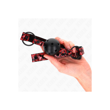 KINK - DIAMOND PATTERN BALL 4.5 CM GAG MODEL 2 64.5 CM ADJUSTABLE 42-…