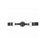 KINK - SOFT AND SOLID BALL 4 CM GAG WITH LEATHERETTE STRAP 62 x 2.5 C…