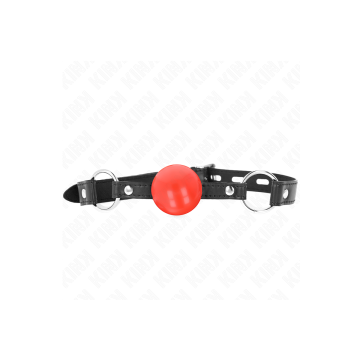 KINK - BALLE TPE ROUGE 4 CM BAG 60 x 2 CM - KINK COLLAR & GAG - Mâcho…