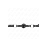 KINK - BÂILLON BALLE 4 CM AVEC POINTE RIVET ET SNAP LOCK 65 x 2 CM -…