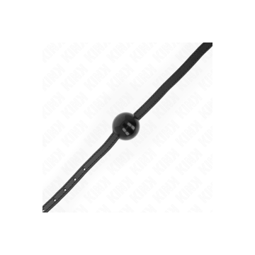 KINK - BLACK SINGLE SOLID BALL 4 CM GAG 65 x 1.5 CM - KINK COLLAR & G…