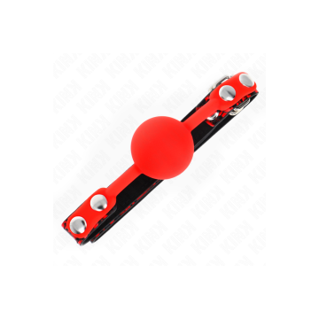 KINK - BOULE EN SILICONE 4 CM GAG MODÈLE 2 60 x 2 CM - KINK COLLAR &…