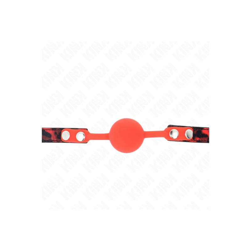 KINK - MODELLO 2 PALLA IN SILICONE 4 CM GAG CON SERRATURA 60 x 2 CM -…
