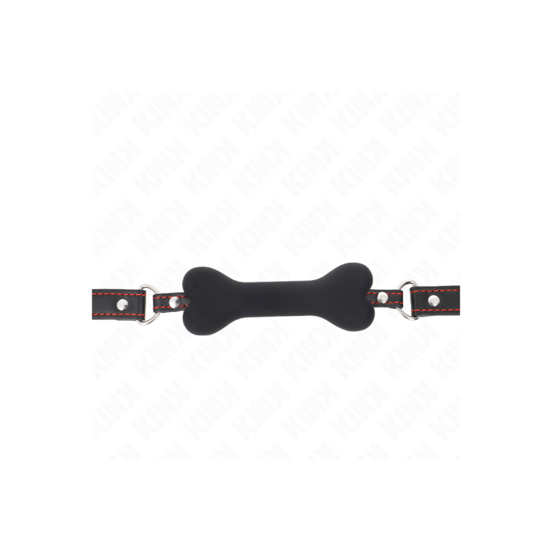 KINK - BÂTON NOIR OS 12 CM 63 x 2 CM - KINK COLLAR & GAG - Mâchoires