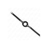 KINK - BÂTON LIP 8 CM AVEC SANGLE EN CUIR NOIR 63 x 2 CM AJUSTABLE 39…
