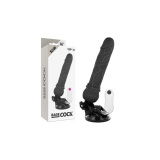 Basecock - Realistic Vibrator Remote Control Black 19.5 Cm - O - 4