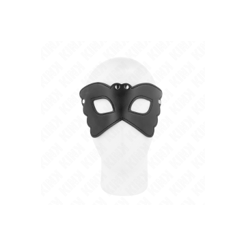 KINK - BUTTERFLY SHAPED LEATHERETTE MASK 20 x 9 CM - KINK MASKED ALLU…