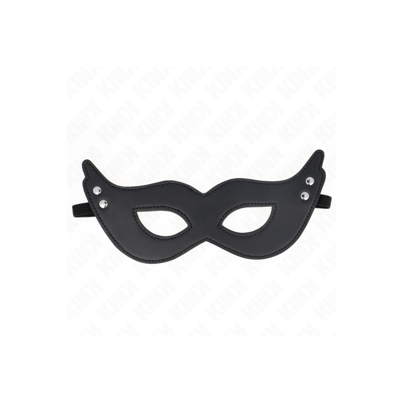 KINK - MASCHERA IN SIMILPELLE CON RIVETTI MODELLO 1 26 x 8 CM - KINK…
