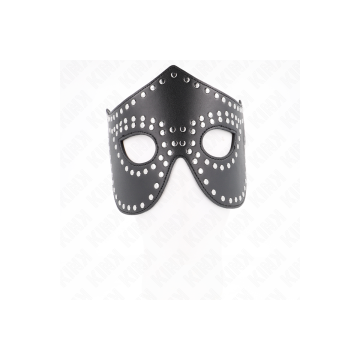 KINK - MASCHERA IN SIMILPELLE CON RIVETTI MODELLO 2 30 x 12 CM - KINK…