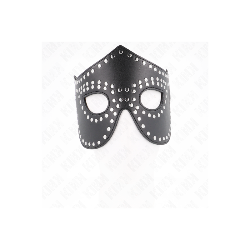 KINK - MASQUE EN CUIRETTE À RIVETS MODÈLE 2 30 x 12 CM - KINK MASKED…
