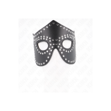 KINK - LEATHERETTE MASK WITH RIVETS MODEL 2 30 x 12 CM - KINK MASKED…