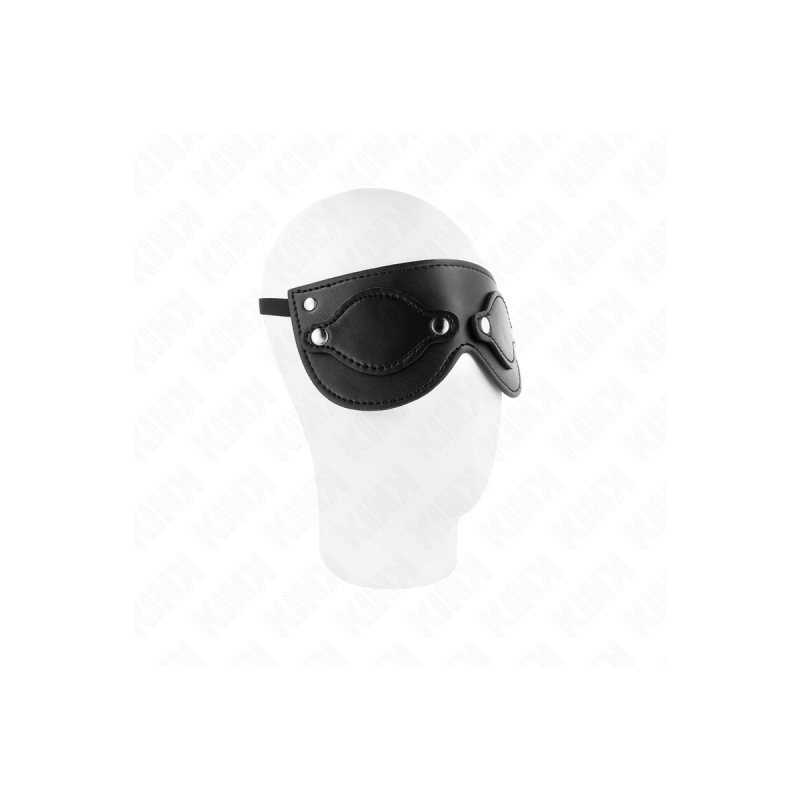 KINK - MASQUE EN CUIRETTE AVEC CACHE-YEUX DÉTACHABLES 22 x 9 CM - KIN…