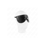 KINK - MASQUE EN CUIRETTE AVEC CACHE-YEUX DÉTACHABLES 22 x 9 CM - KIN…