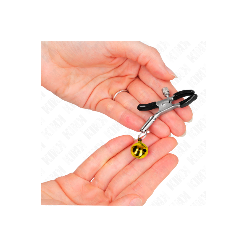 KINK - PINCE À METON SIMPLE CLOCHE OR 6 CM - KINK NIPPLE GRIP - Pince…