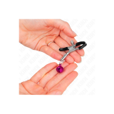 KINK - PINCE À METON SIMPLE CLOCHE VIOLET 6 CM - KINK NIPPLE GRIP - P…