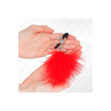 KINK - FEDERNIPPENKLEMME ROT 7 CM - KINK NIPPLE GRIP - Sadomasochismu…