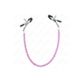 KINK - CHAIN NIPPLE CLAMPS PURPLE 30 CM - KINK NIPPLE GRIP - Sadomaso…