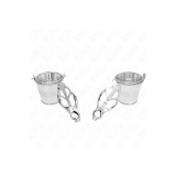 KINK - JAPANISCHE KLEEBLATT-NIPPELKLAMMERN MIT EIMER SILBER - KINK NI…