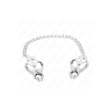 KINK - PINCES À METELLES TRÈFLE JAPONAIS AVEC CHAÎNE ARGENT 30 CM - K…