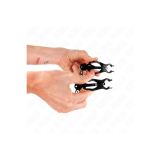 KINK - JAPANESE CLOVER NIPPLE CLAMPS WITH CHAIN BLACK 30 CM - KINK NI…