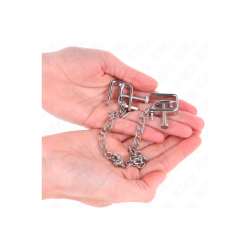KINK - PINCES ETAU A CHAINE 30 CM - KINK NIPPLE GRIP - Pinces à téton…
