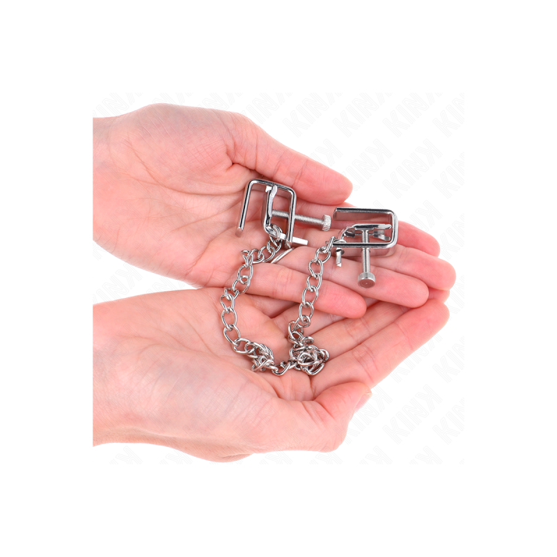 KINK - CHAIN NIPPLE VISE CLAMPS 30 CM - KINK NIPPLE GRIP - Sadomasoch…