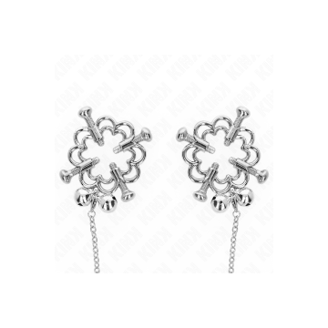 KINK - METALLISCHE BLUMEN-NIPPELKLAMMERN MIT KETTE - KINK NIPPLE GRIP…
