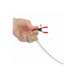 KINK - MORSETTI PER CAPEZZOLI TRIPLI E CLIT ROSSO CON CATENA 30 CM -…