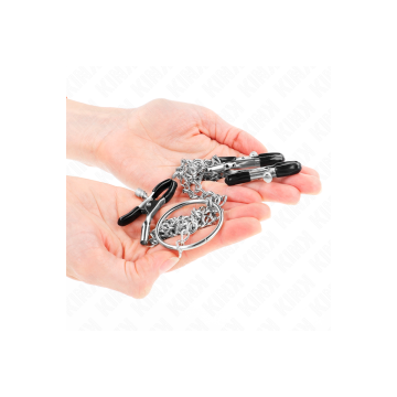 KINK - TRIPLE NIPPLE AND CLIT CLAMPS WITH CHAIN MODEL 0 - KINK NIPPLE…