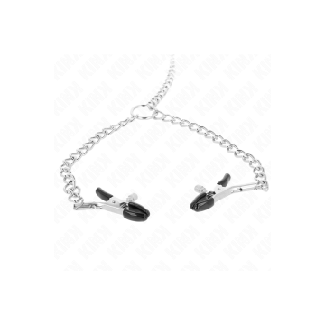 KINK - 4 PINCES À METON CHAÎNE 32 CM AVEC PETITES CHAÎNES 14 CM - KIN…