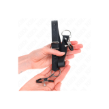 KINK - 4 PINZE CLIT REGOLABILI 34-48 CM - KINK NIPPLE GRIP - Pinze pe…