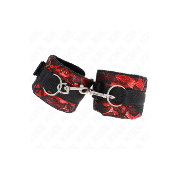 KINK - ATTENTES-POIGNETS COURTES EN DENTELLE DE VELOURS ET RELIURE EN…