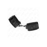 KINK - POLSI RICOPERTI DI PIZZO SCURO IN NEOPRENE REGOLABILE NERO 20-…
