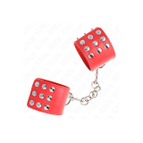KINK - WRIST RESTRAINTS WITH SNAP FASTEN RED ADJUSTABLE 19-24 CM X 5.…