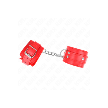 KINK - 3 APPAREILS-POIGNETS AJUSTABLES ROUGE 17,5-25 CM X 6 CM - KINK…